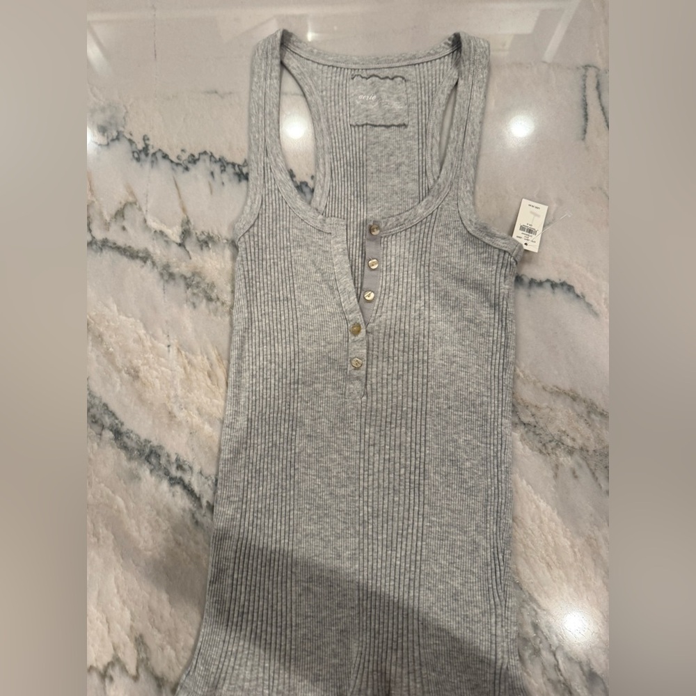 Aerie Ribbed Racerback Tank Small